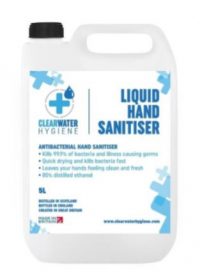 Hand Sanitiser Liquid 5L Refill