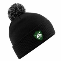 Cader House Bobble Hat Black & White