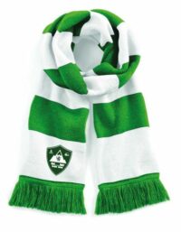 Cader House Varsity Scarf Green & White