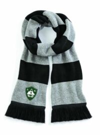 Cader House Varsity Scarf Grey & Black